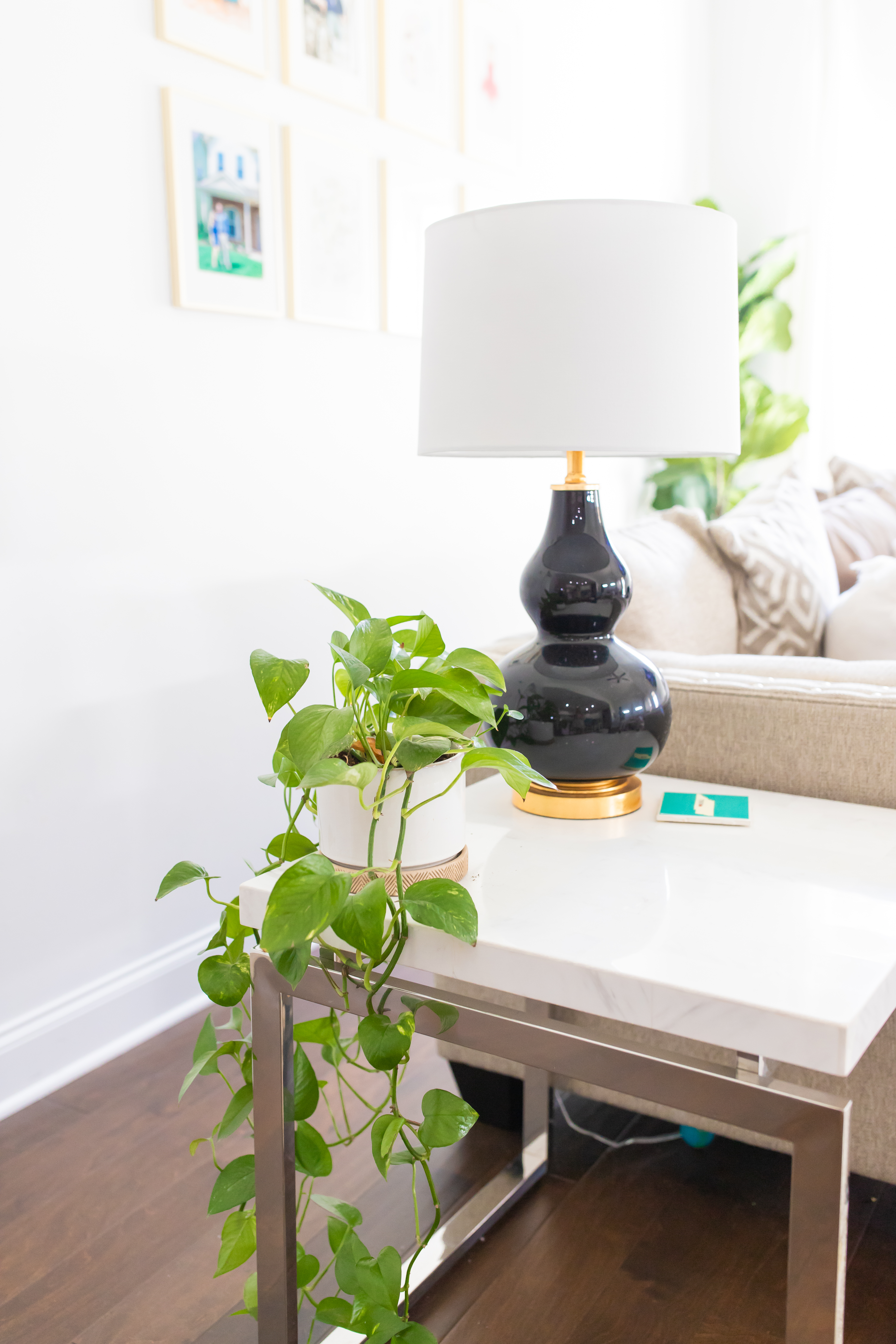 Nashville home with fresh plants to prepare your home for spring